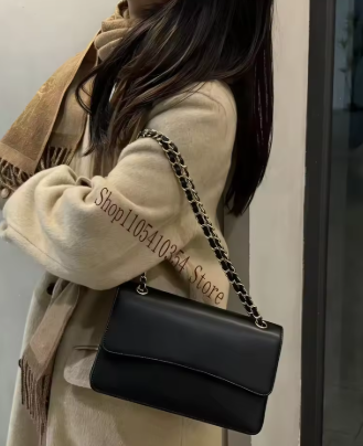 顶级真皮女士单肩包 奢华女士真皮斜挎包 鱼子酱链条时尚包
